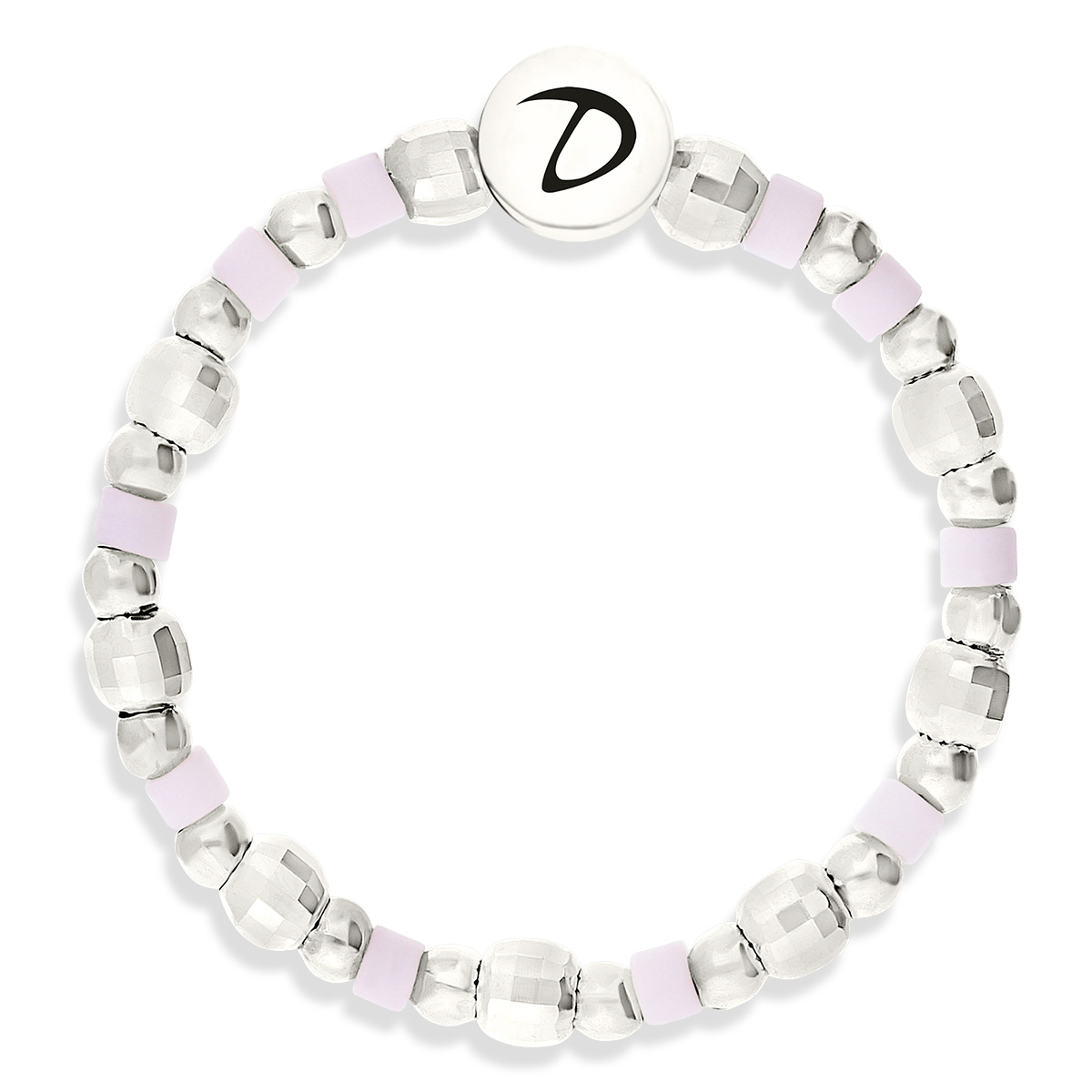 BAGUE ELASTIQUE BASIC ROSE CLAIR