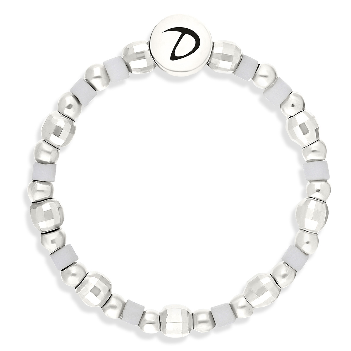 BAGUE ELASTIQUE BASIC GRIS CLAIR