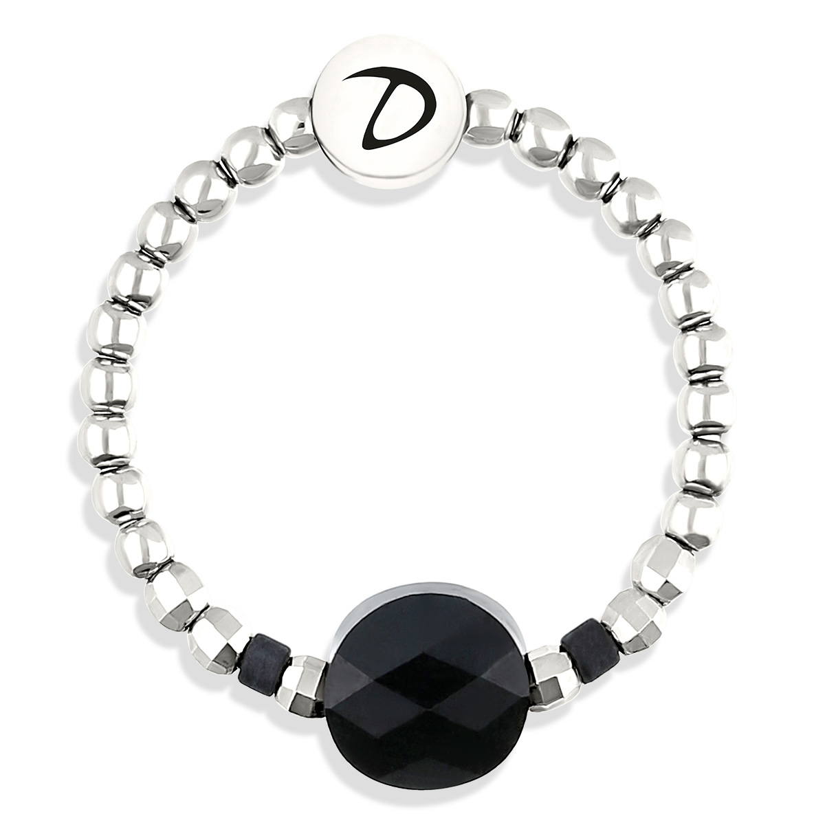 BAGUE BLACK ROUND