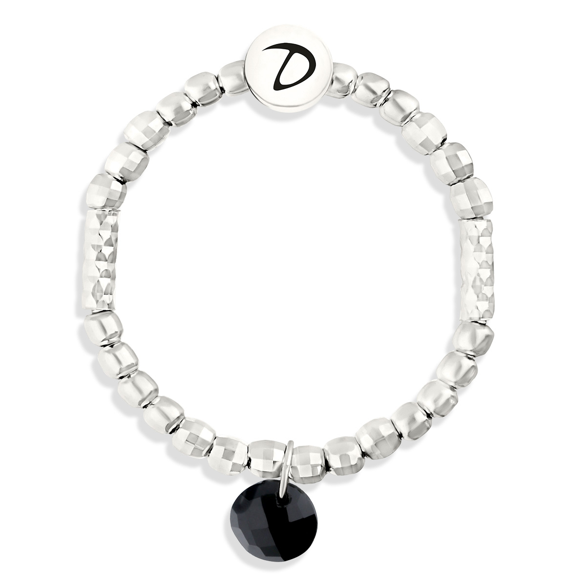 BAGUE ÉLASTIQUE ONYX NOIR