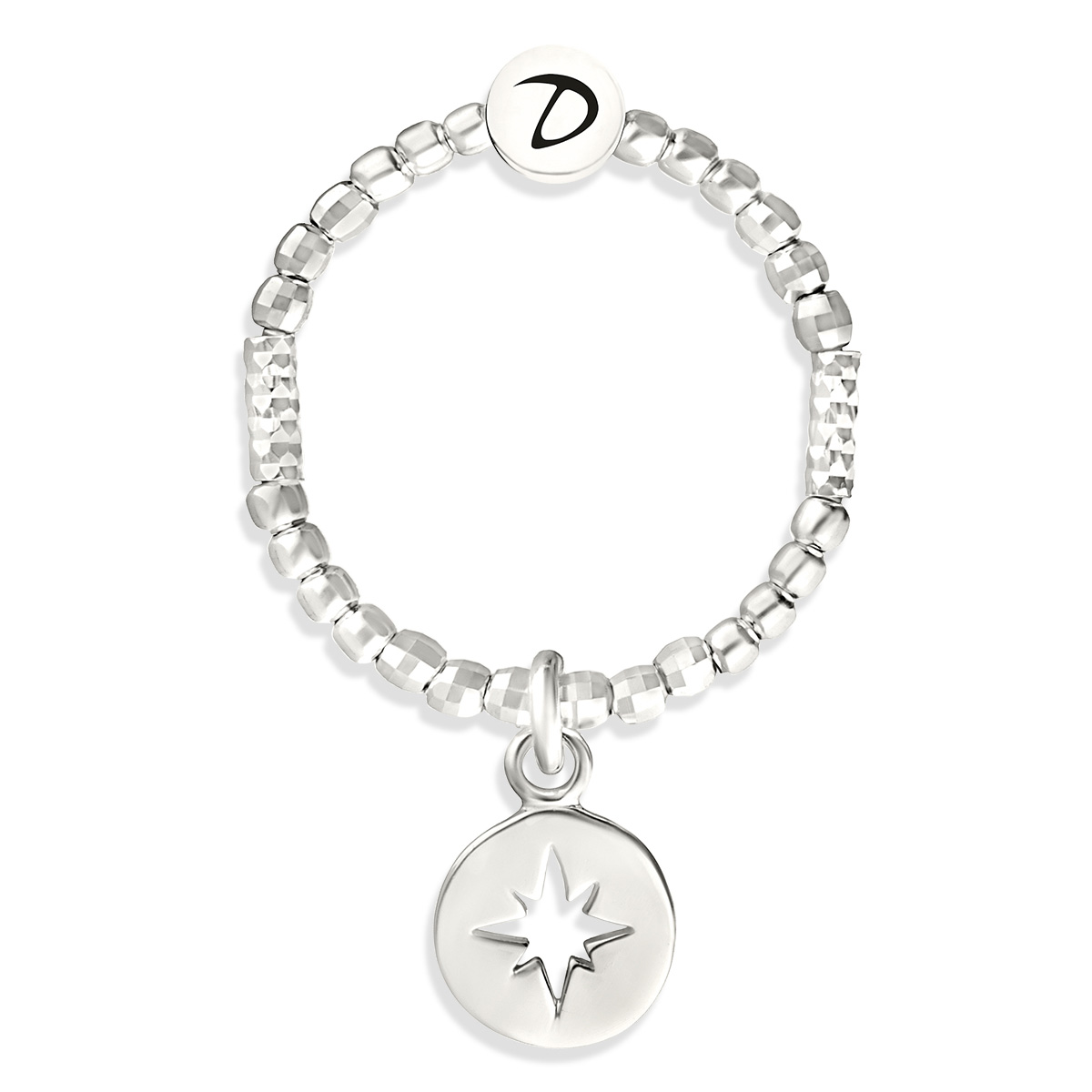 BAGUE ÉLASTIQUE SILVER ETOILE DU NORD