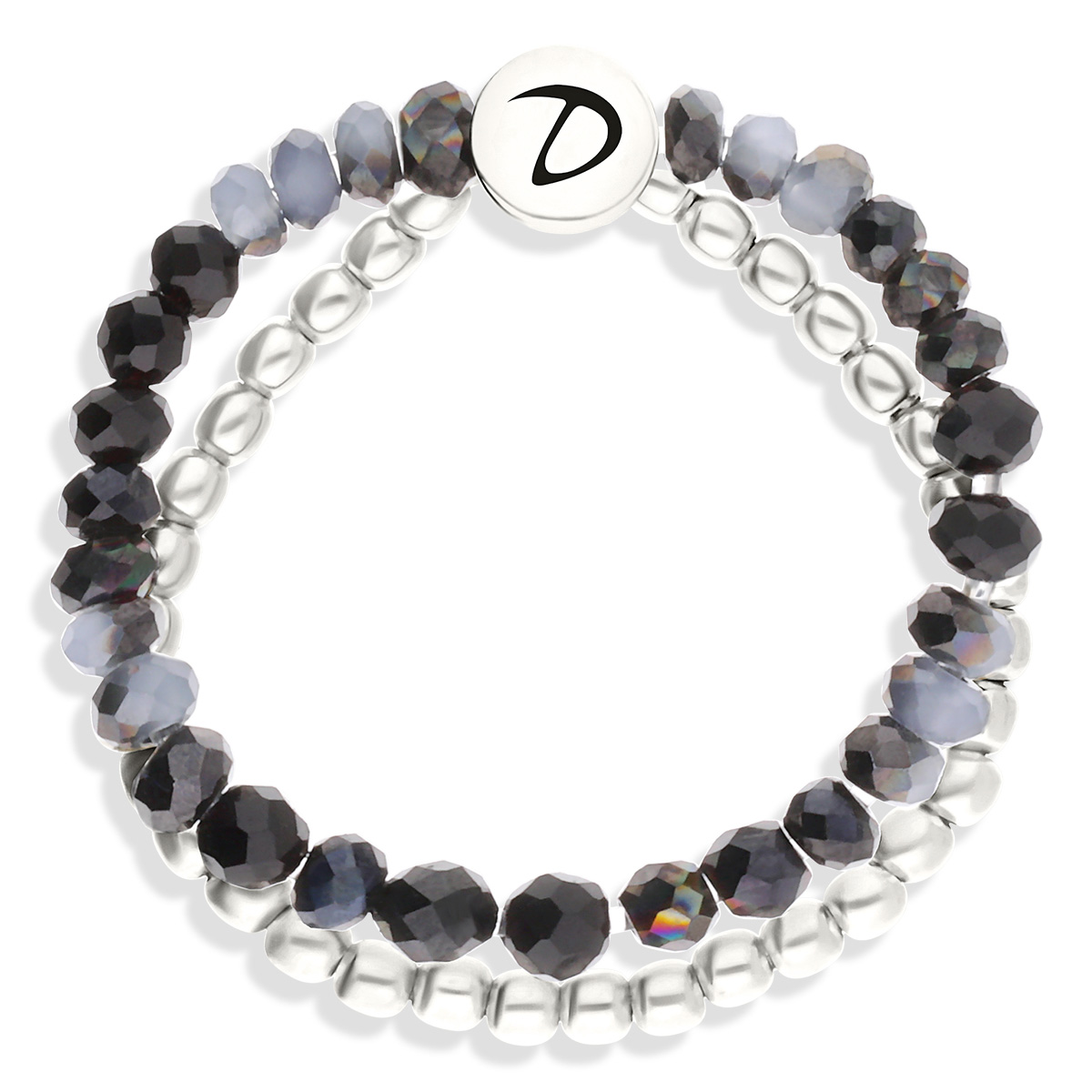 BAGUE DOUBLE ELASTIQUE SIRMIONE NOIRE