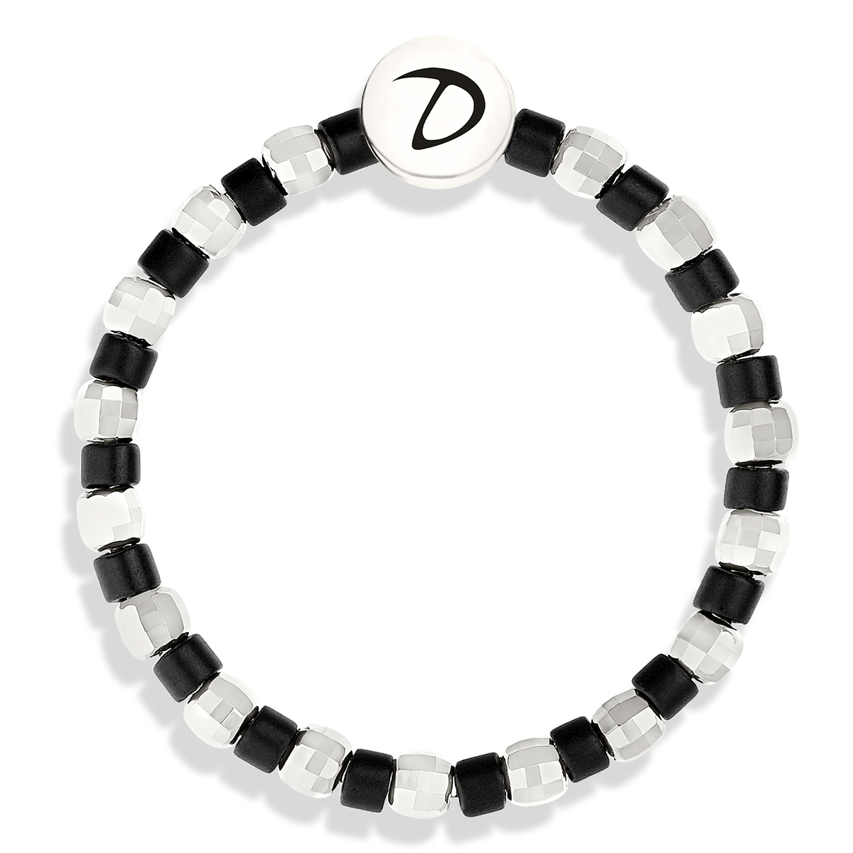 BAGUE ELASTIQUE MIYUKI NOIR