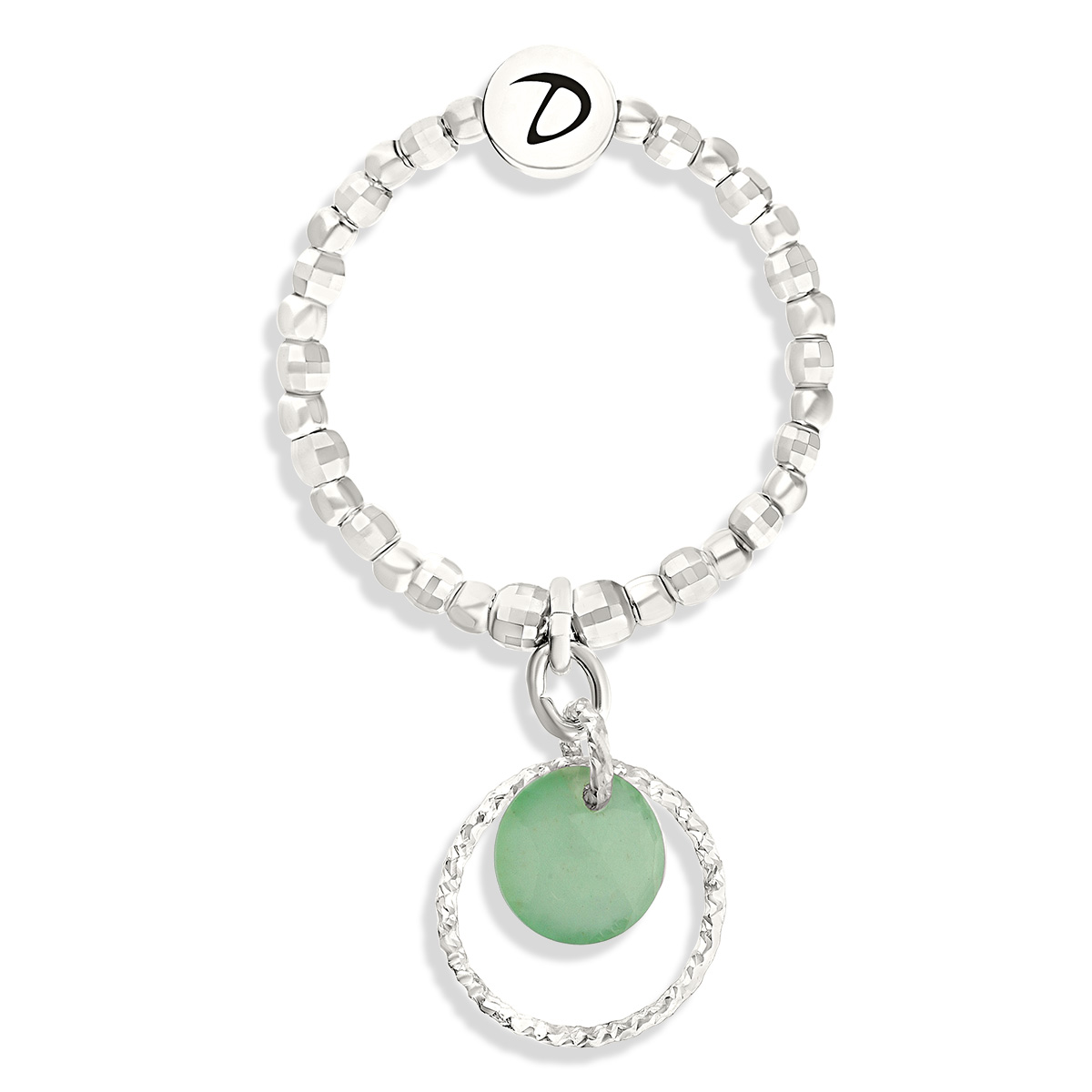 BAGUE ÉLASTIQUE FIDJI AVENTURINE