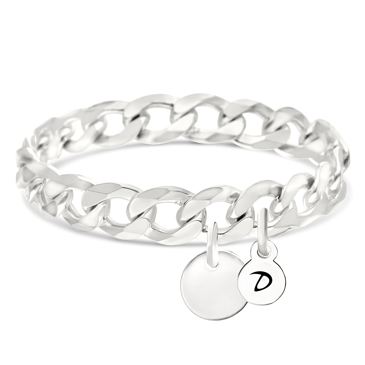 BAGUE CHAÎNE SAN FRANCISCO - PETITE PASTILLE