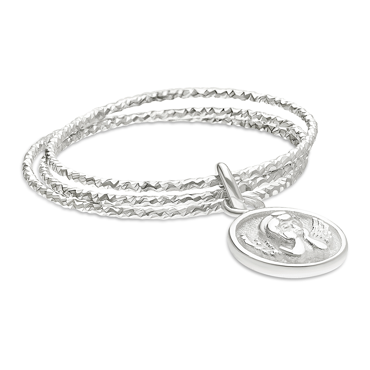 BAGUE 3 ANNEAUX CISELES SIXTINE