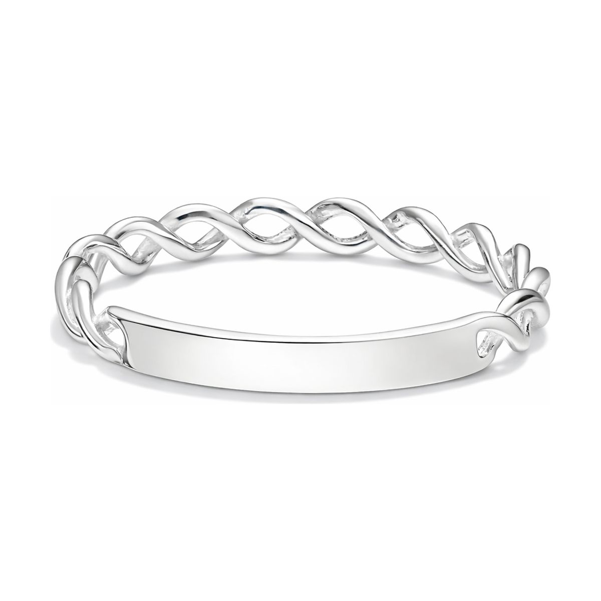 BAGUE FINE TRESSÉE
