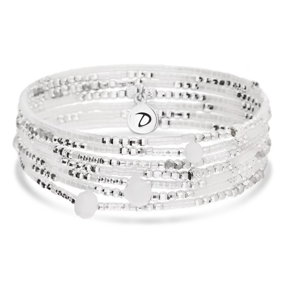 BRACELET DUBLIN BLANC 7 RANGS