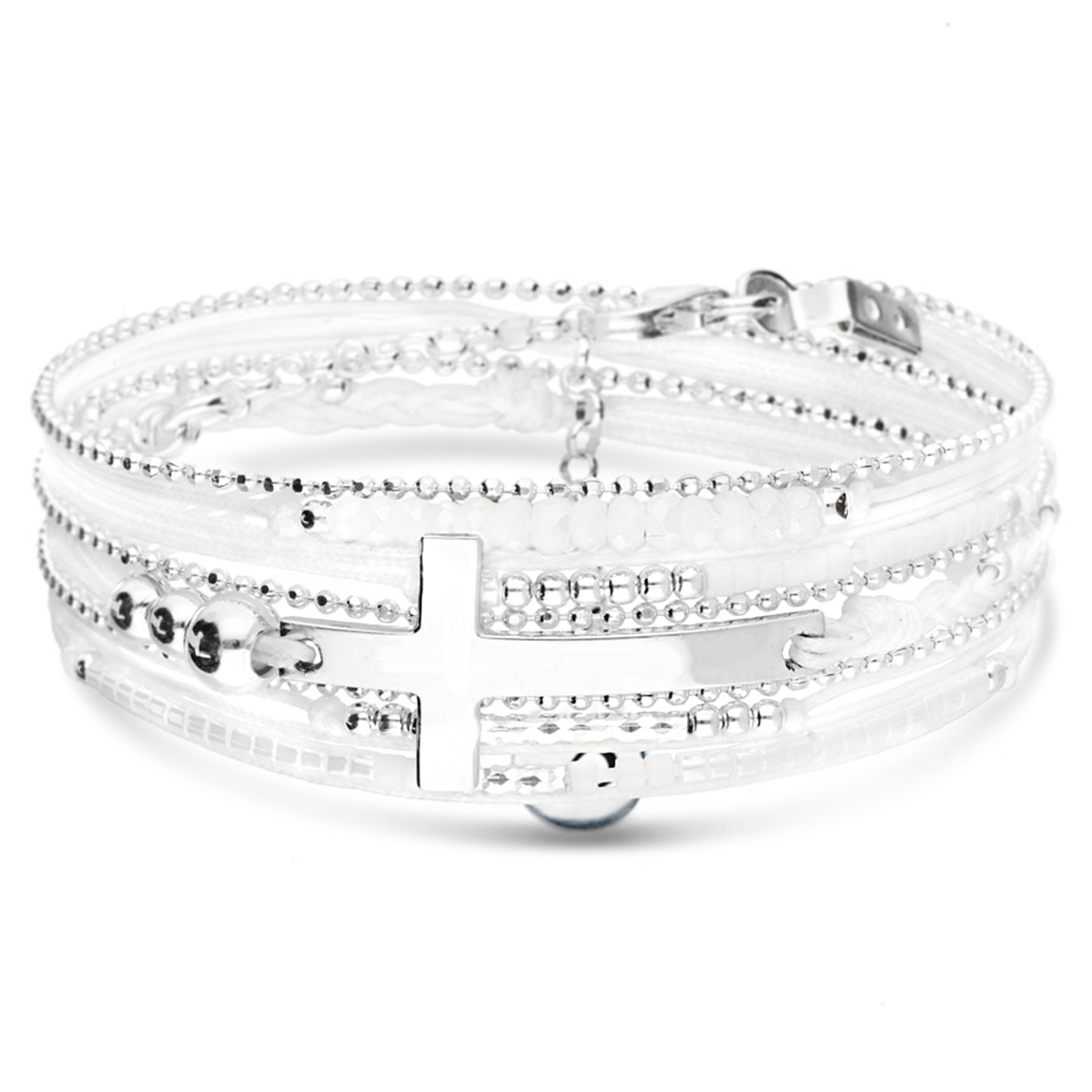 BRACELET FAITH BLANC