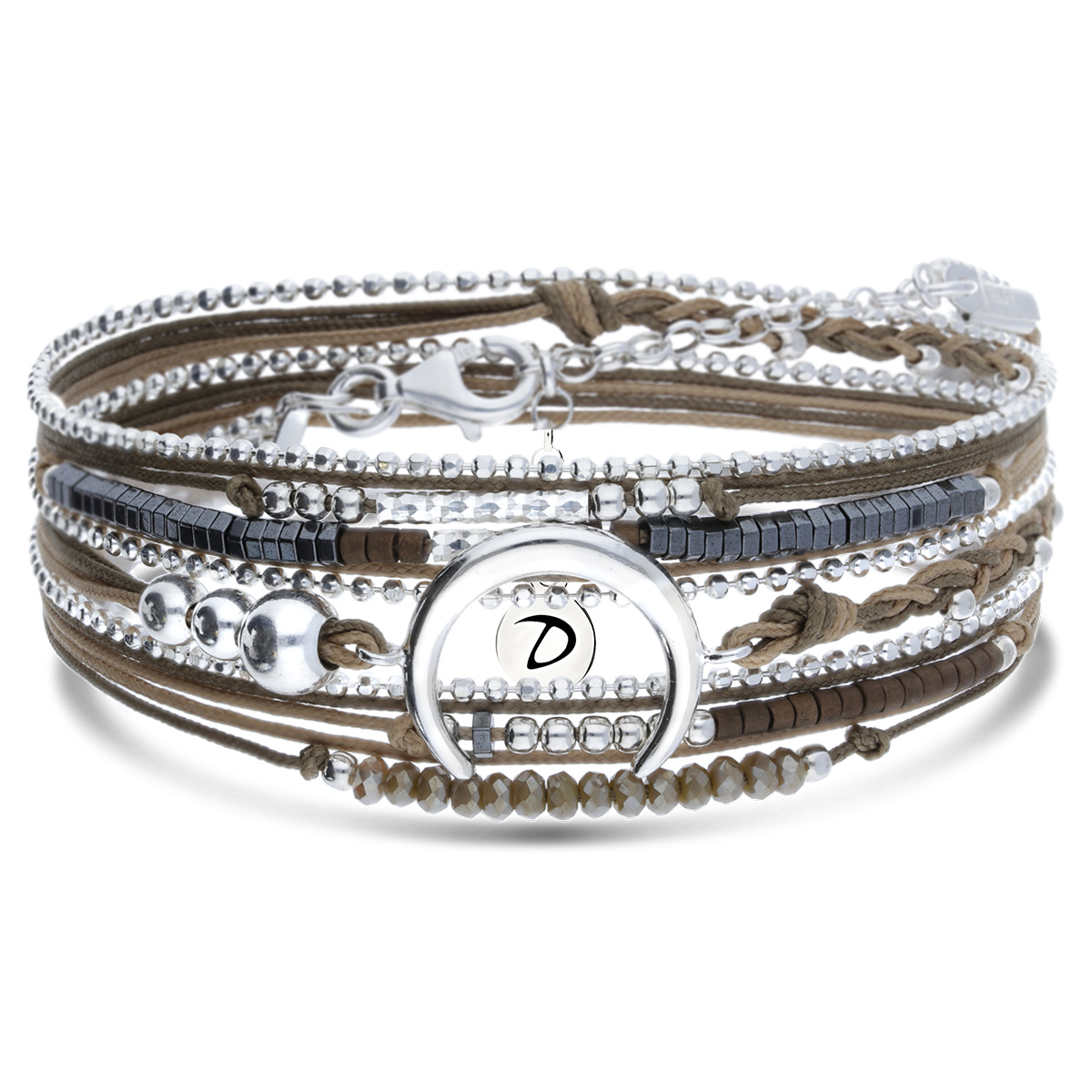 BRACELET MOONLIGHT BEIGE-MARRON