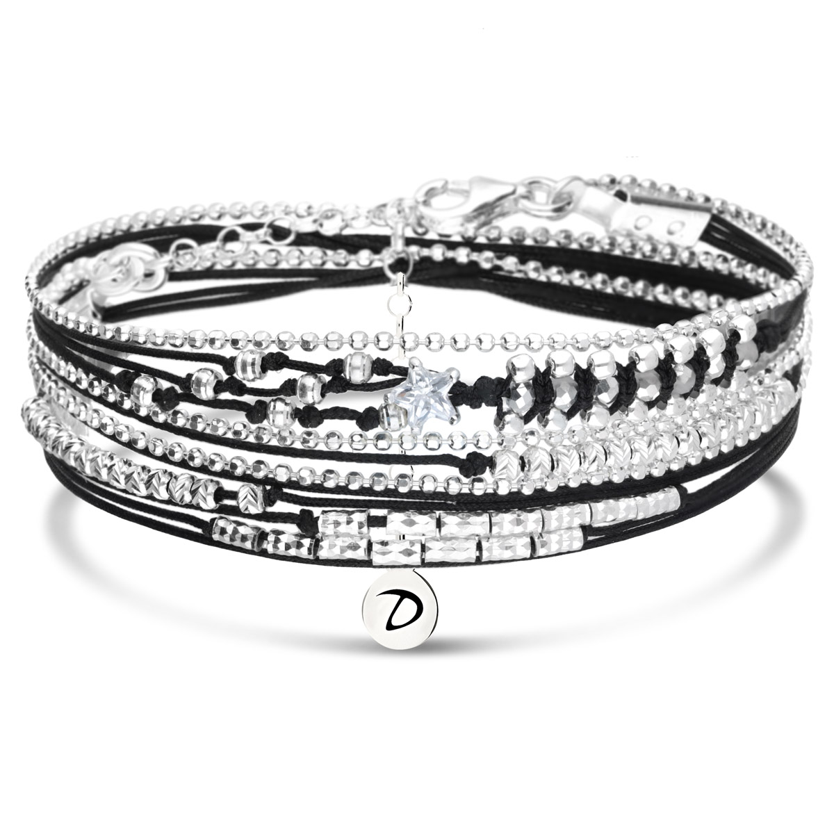 BRACELET MEMPHIS NOIR