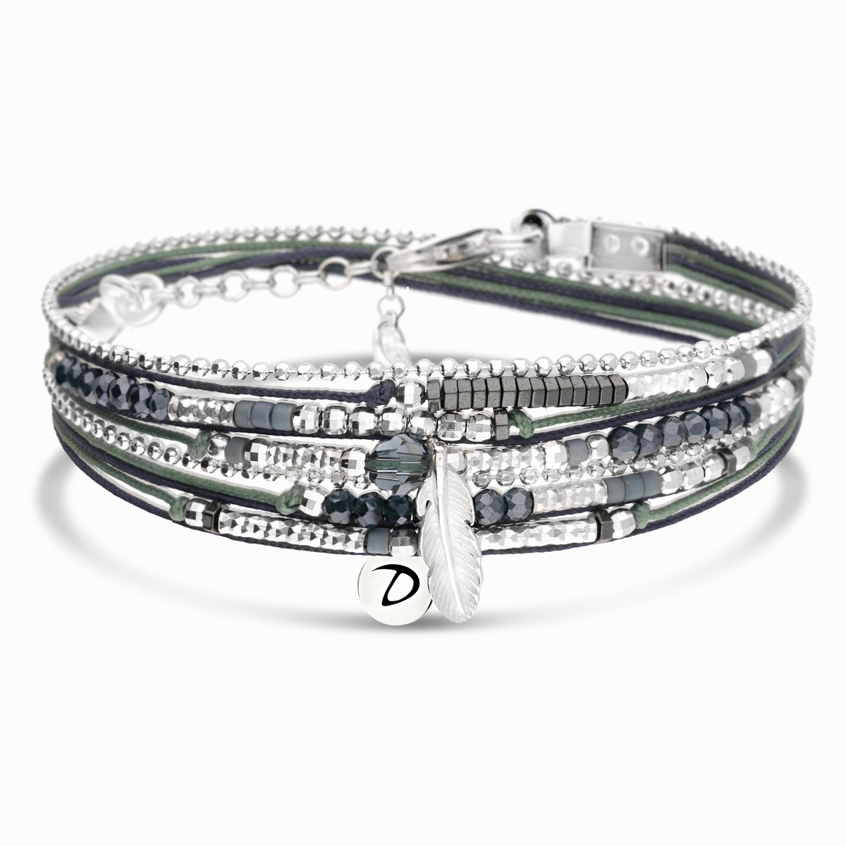 BRACELET EVORA VERT BLEU