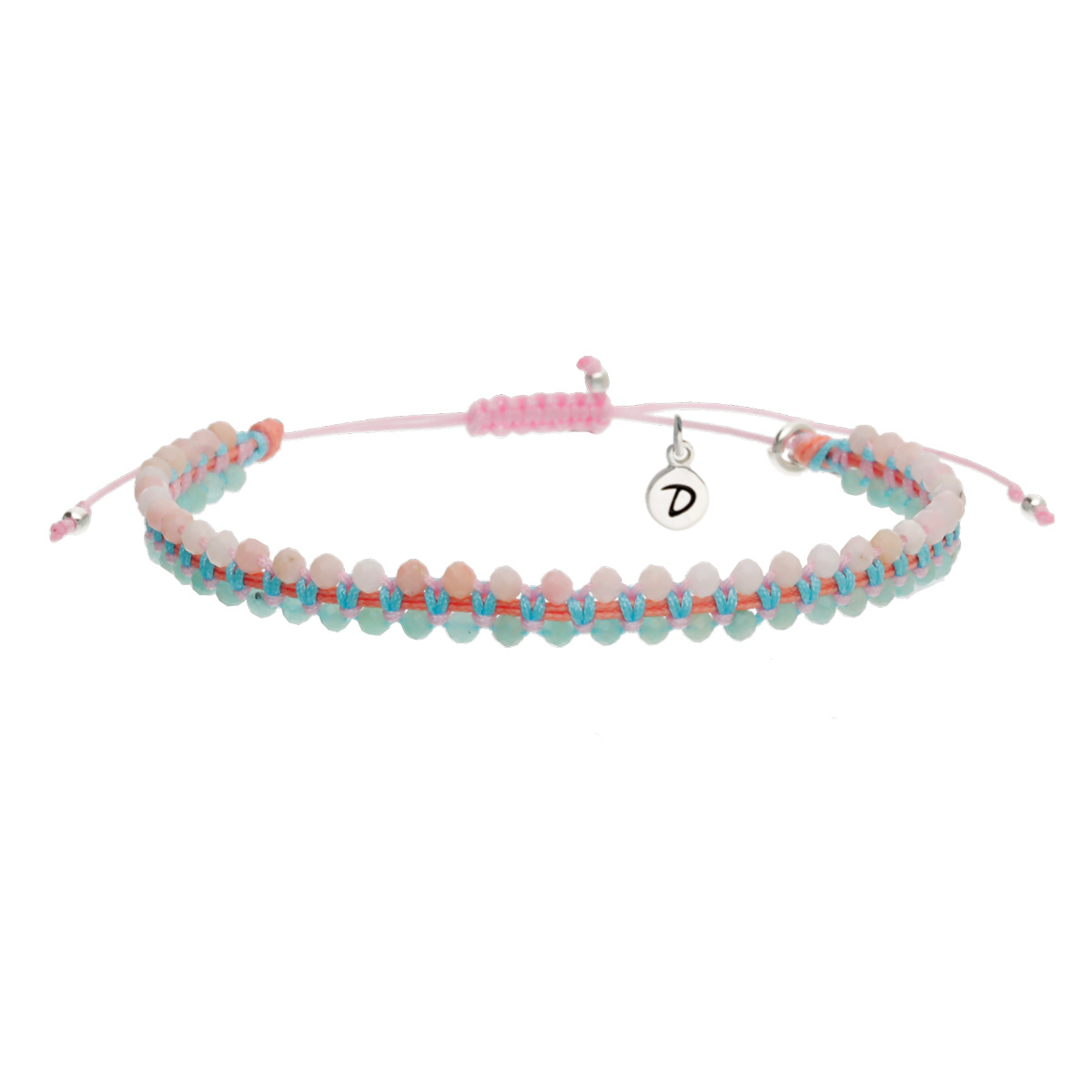 Bracelet Le Radieux Argent 925 Rose Turquoise