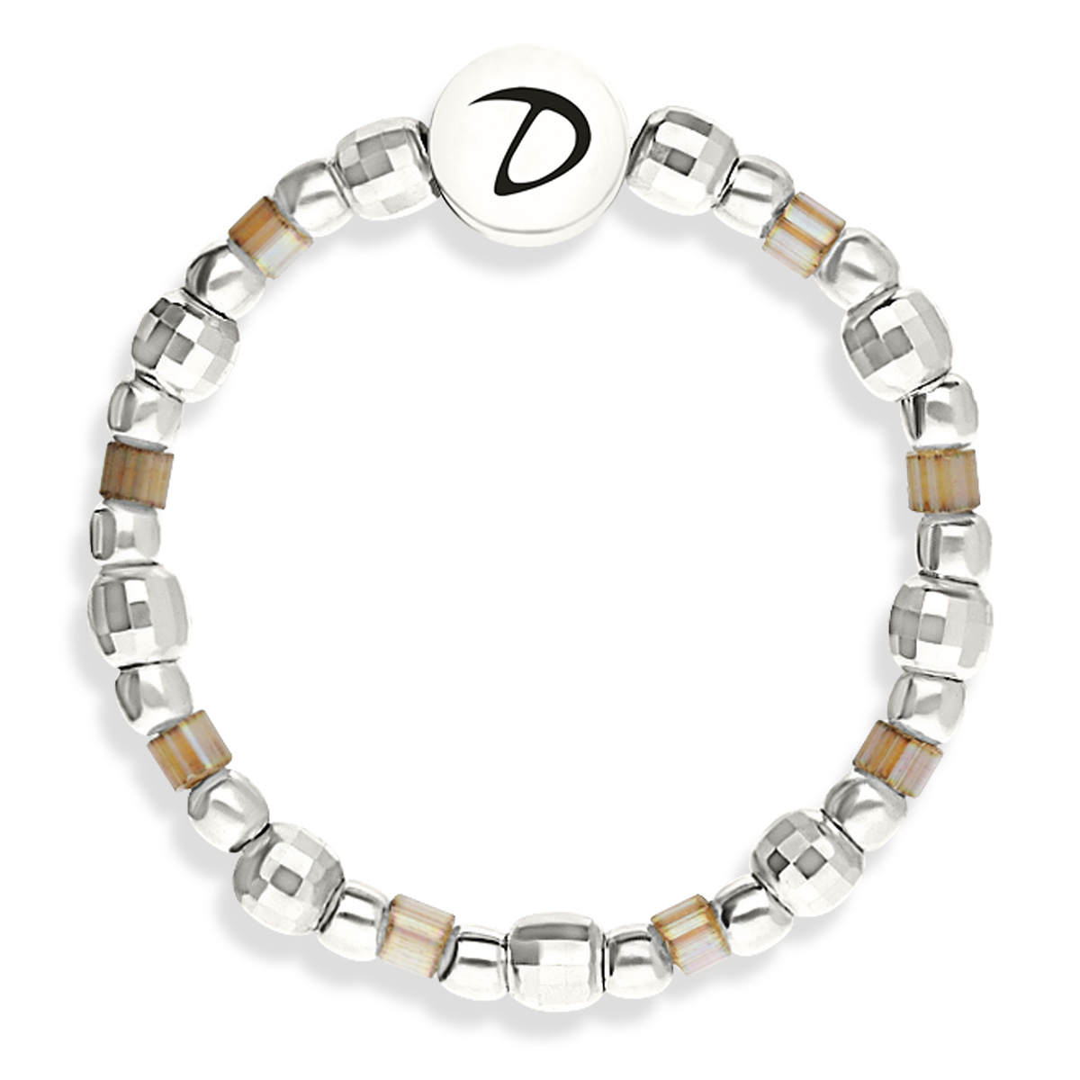 BAGUE ELASTIQUE BASIC BEIGE