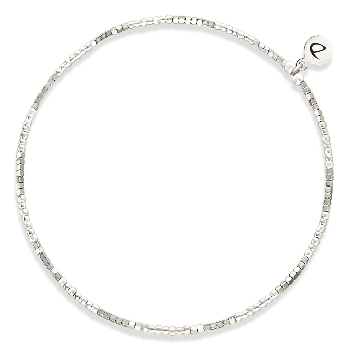 Chevillère Élastique Argent 925 New Birdy Hématite