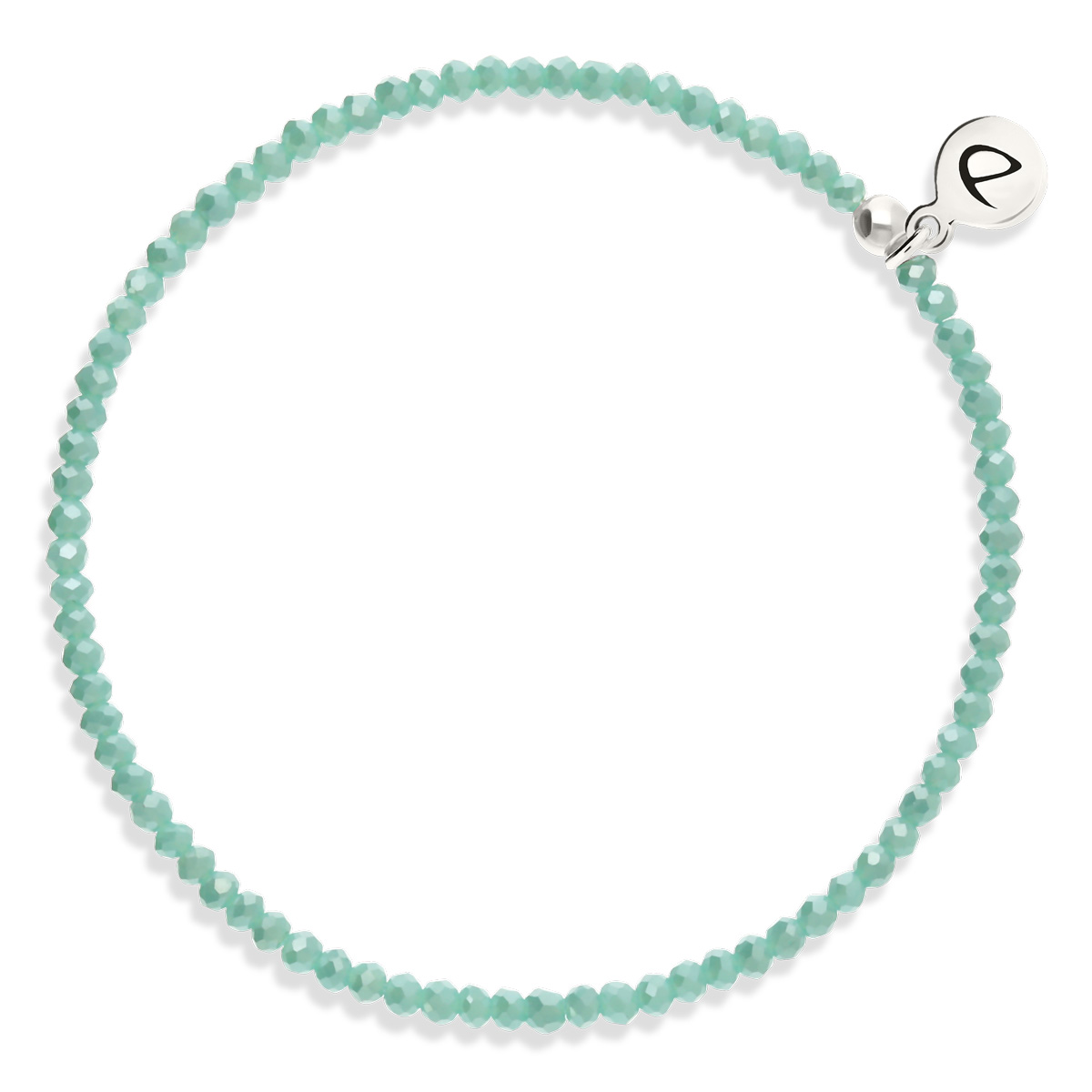 Bracelet Élastique Argent 925 Turquoise