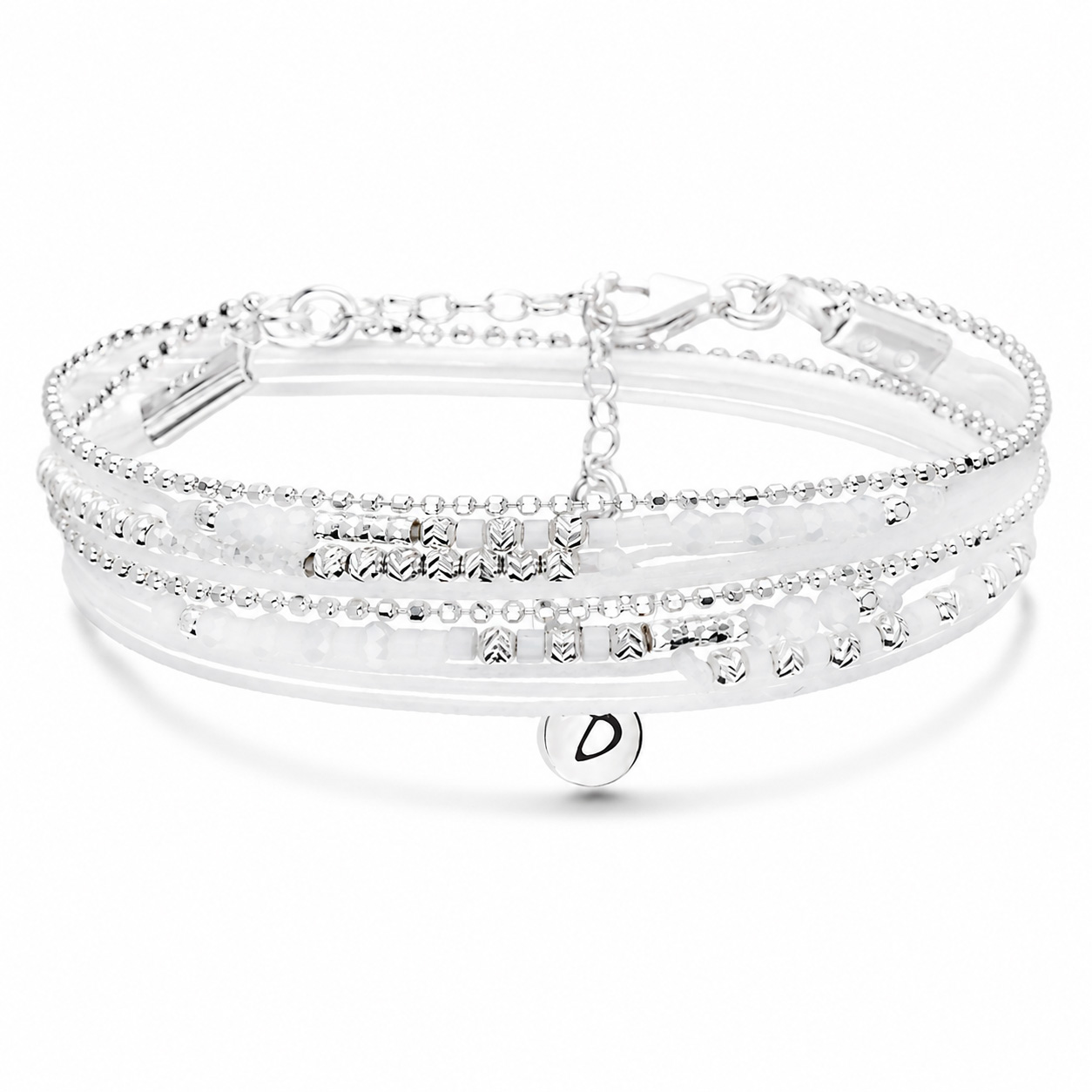 BRACELET MULTI-TOURS FORMOSA BLANC OPALINE