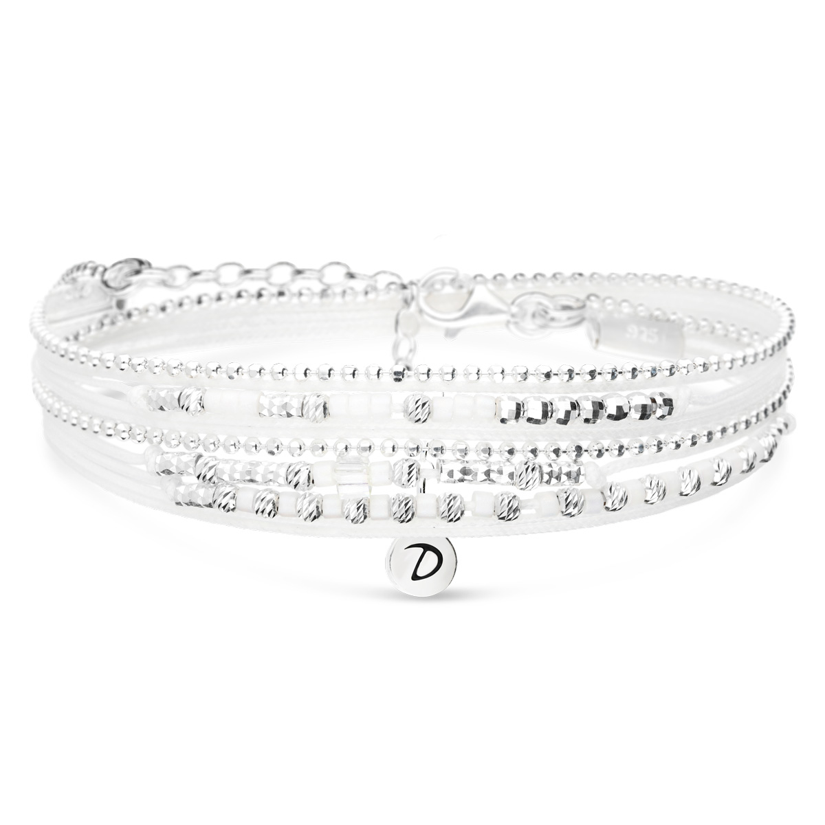 BRACELET MULTI-TOURS BLANC DÉLICAT