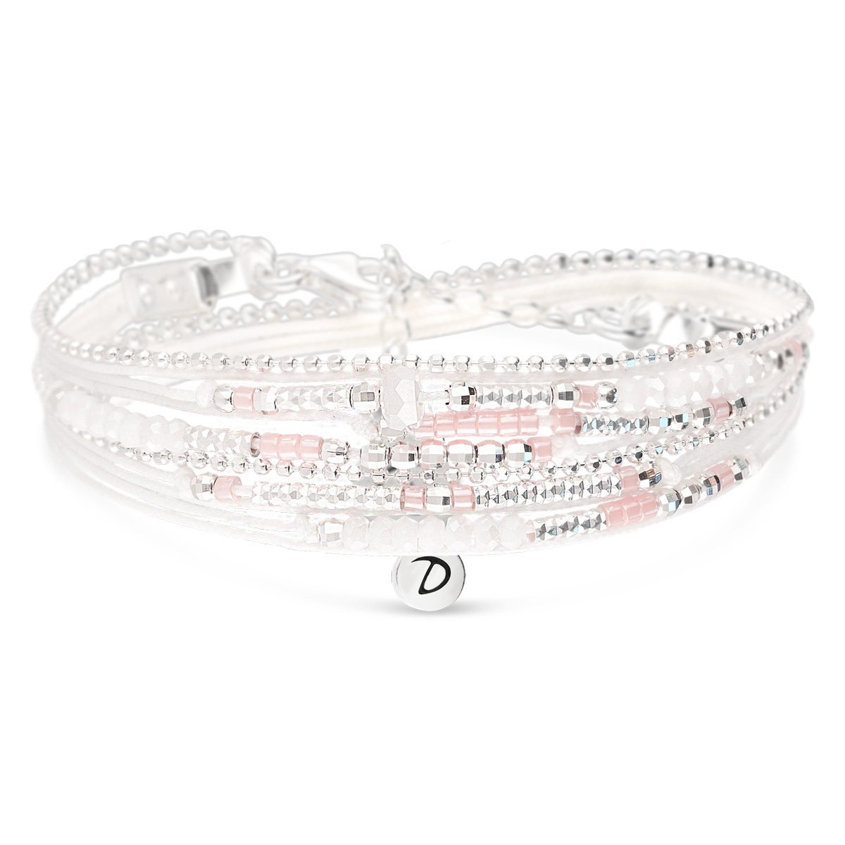 BRACELET ATLANTA BLANC ROSE