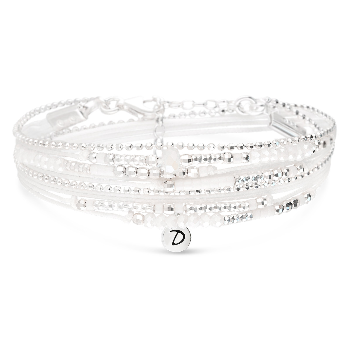 BRACELET ATLANTA BLANC OPALINE