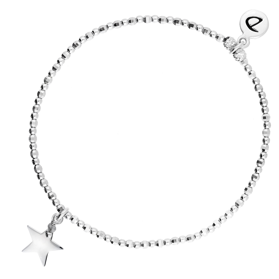 BRACELET ELASTIQUE ETOILE SILVER