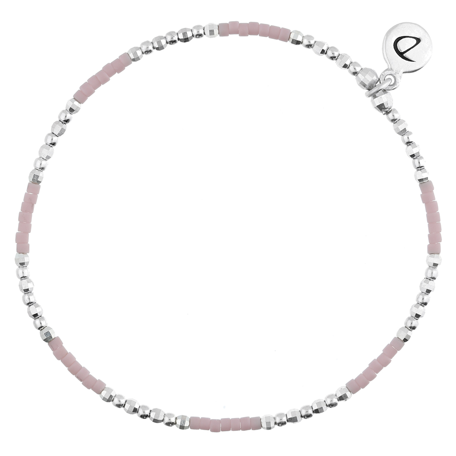 Bracelet Élastique En Argent 925 Lila New Birdy