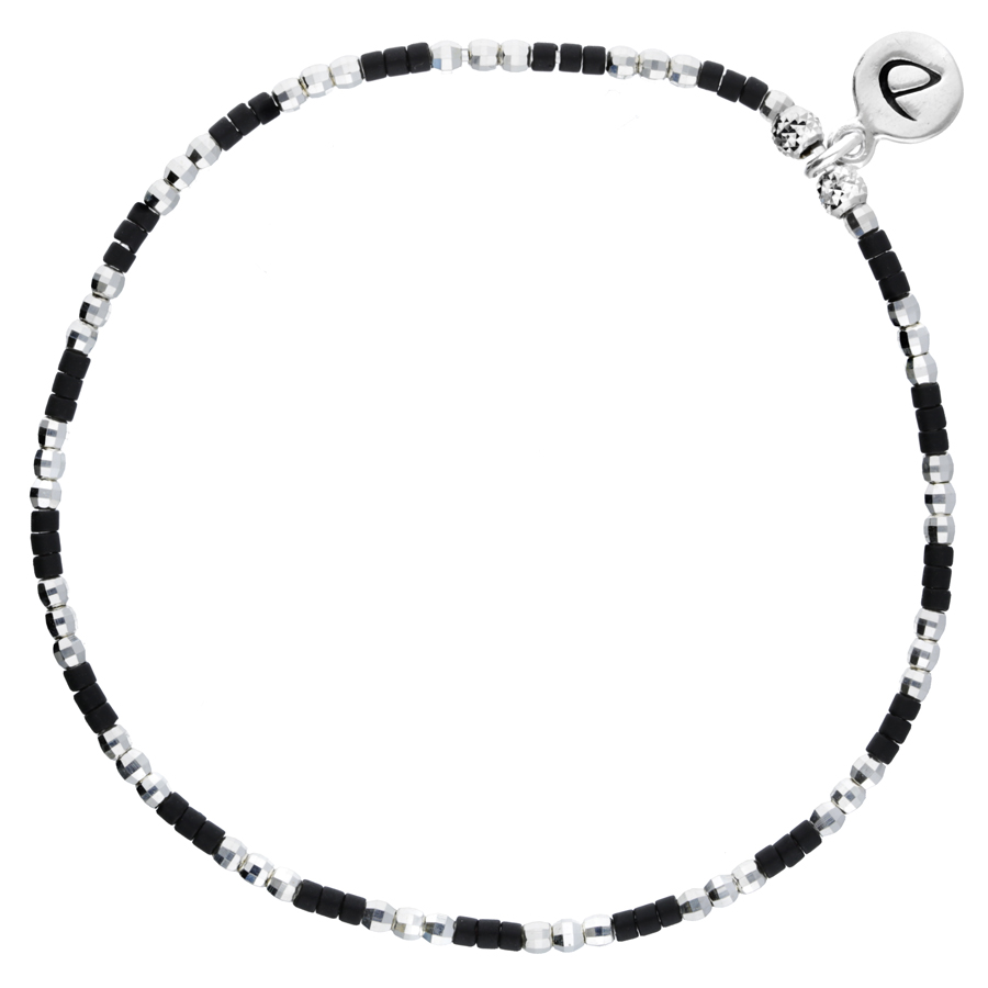 BRACELET ELASTIQUE MIYUKI NOIR