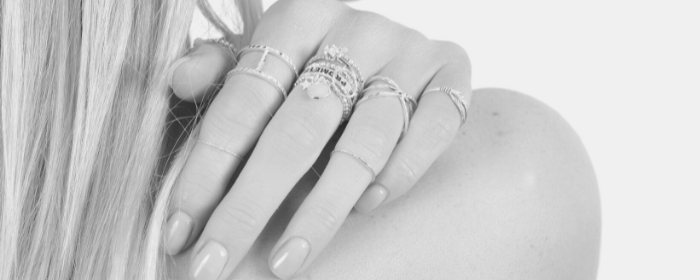 Parure de Bagues en Argent Doriane