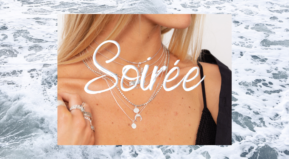 look de soirée fond vagues