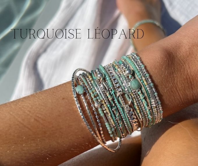 Turquoise Léopard