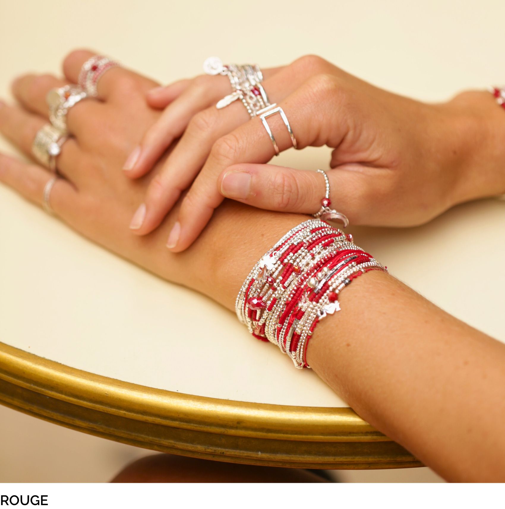 BIJOUX DORIANE ROUGE