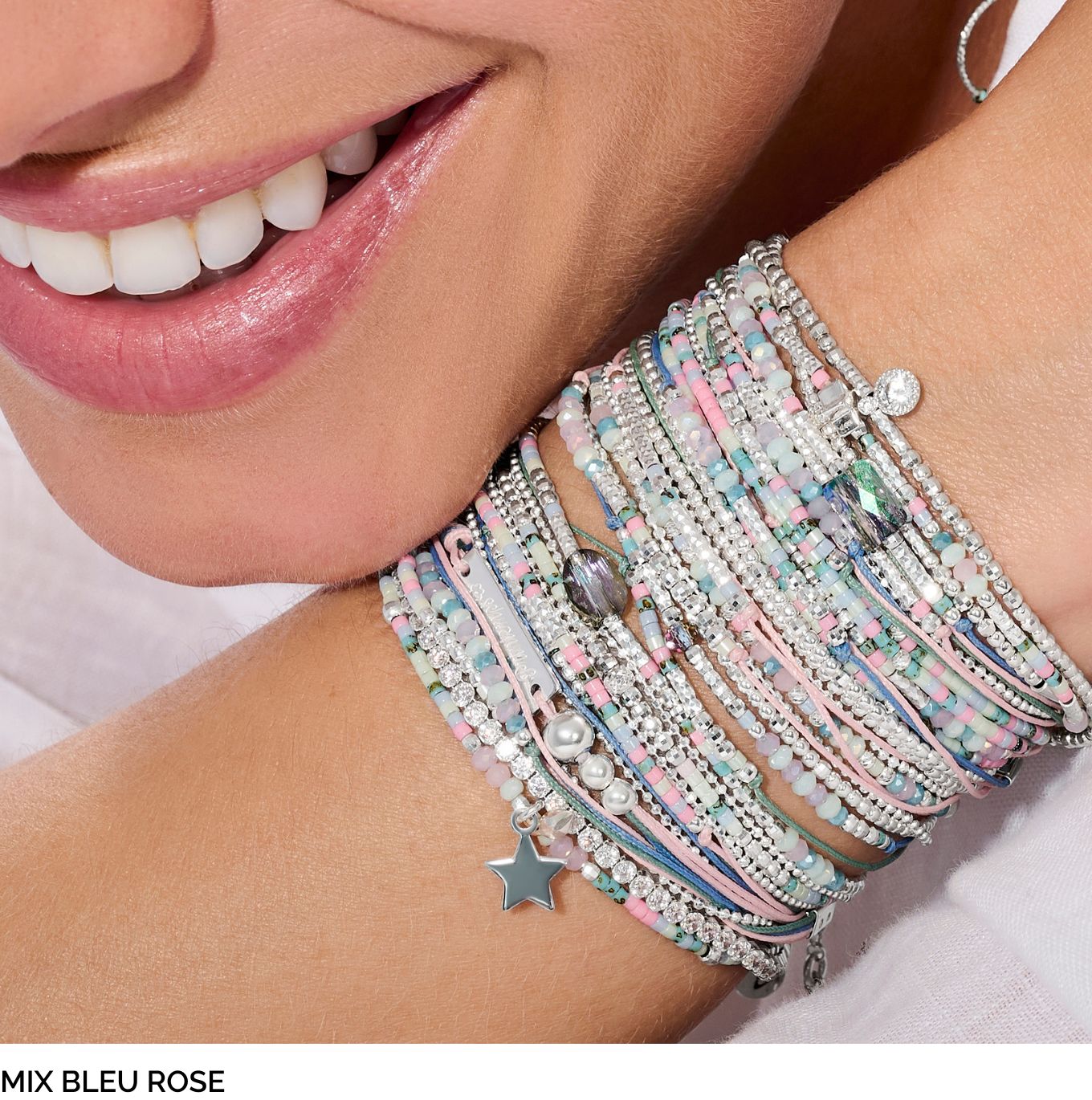 Bijoux Mix Bleu Rose