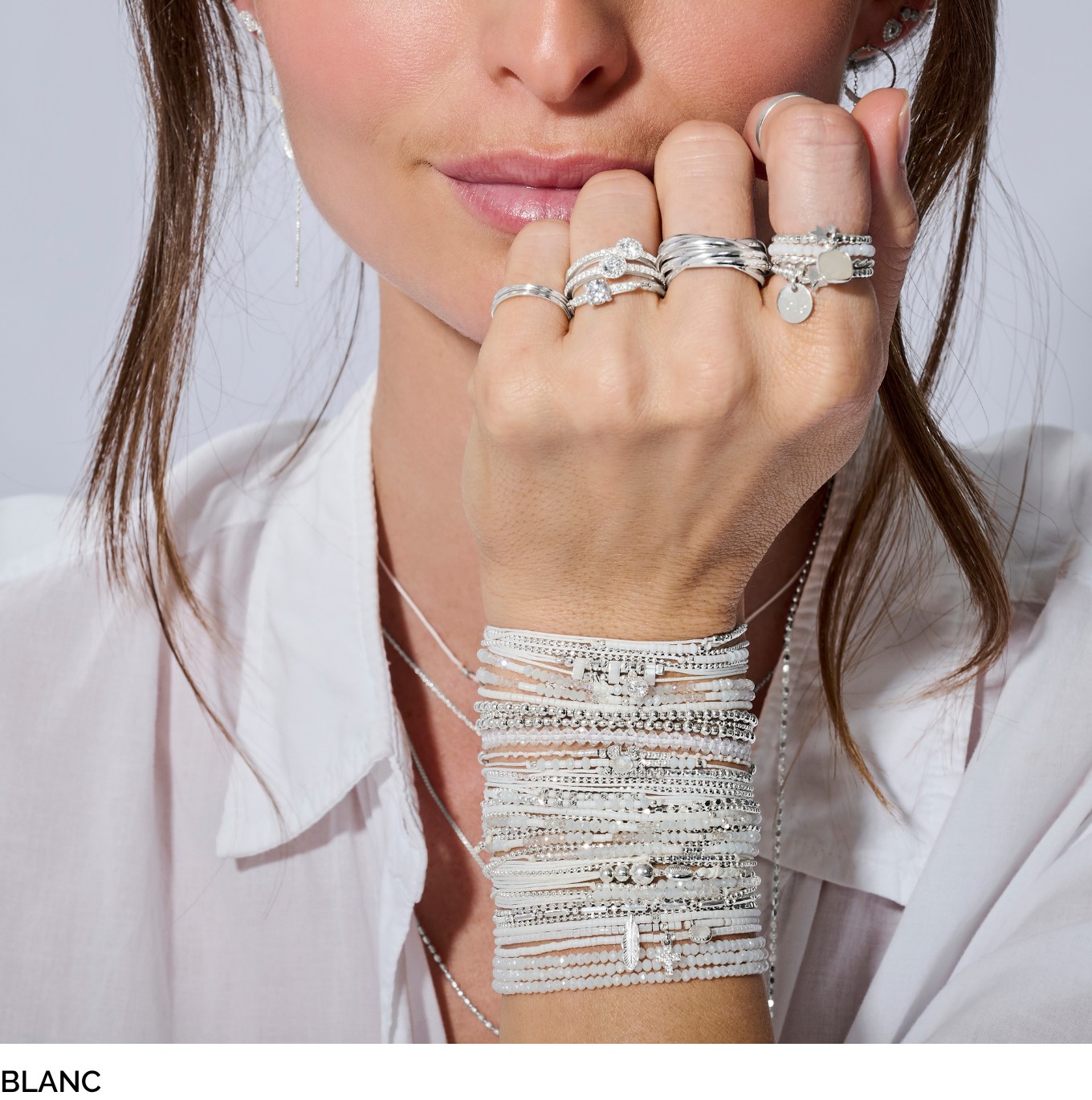 BIJOUX DORIANE BLANCS
