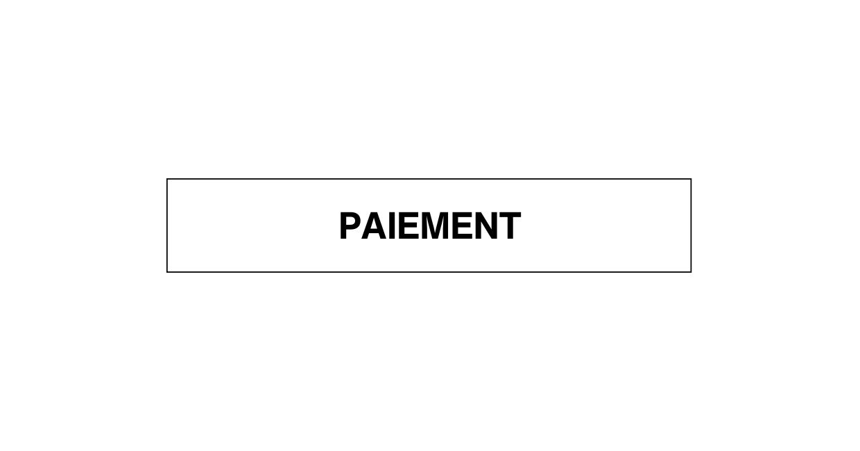 FAQ PAIEMENT