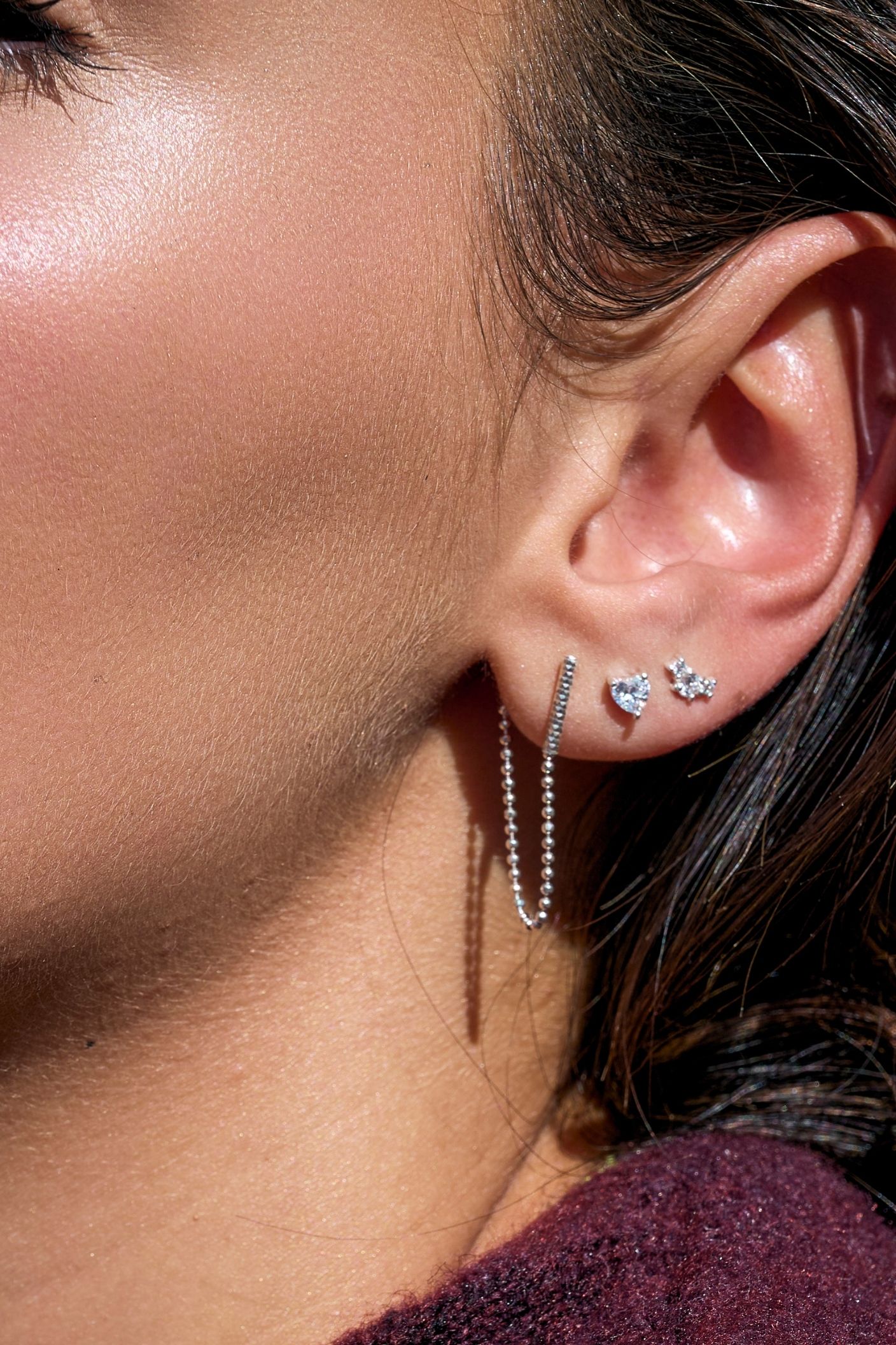 Boucles d'oreilles Doriane en Argent 925