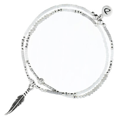 Bracelet De Cheville En Métal Argentifère - Vintage Années 2000 - Occasion