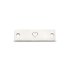 Plaque Message18x5 Coeur