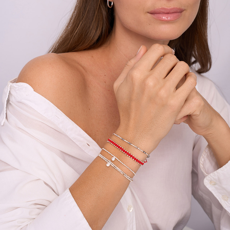 Bracelet Le Magnifique Rock Rouge Doriane Bijoux