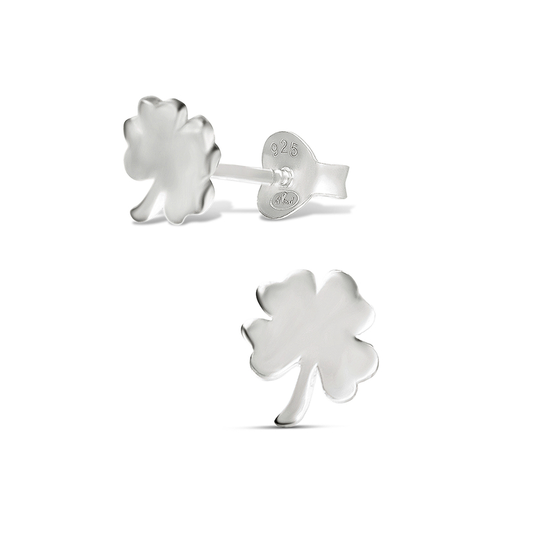 Boucles D'oreilles Pendentifs Trèfle En Argent Massif 925, Pour Enfants, Neuves Avec étiquettes, Fabriquées En Allemagne