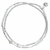 BR7616GCGCM - bracelet élastique deux tours en argent 925 et perles grises