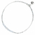 BR7442GCM - bracelet élastique en argent 925 perles grises