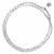 BR7465GCM - bracelet deux tours élastique en argent 925 perles grises