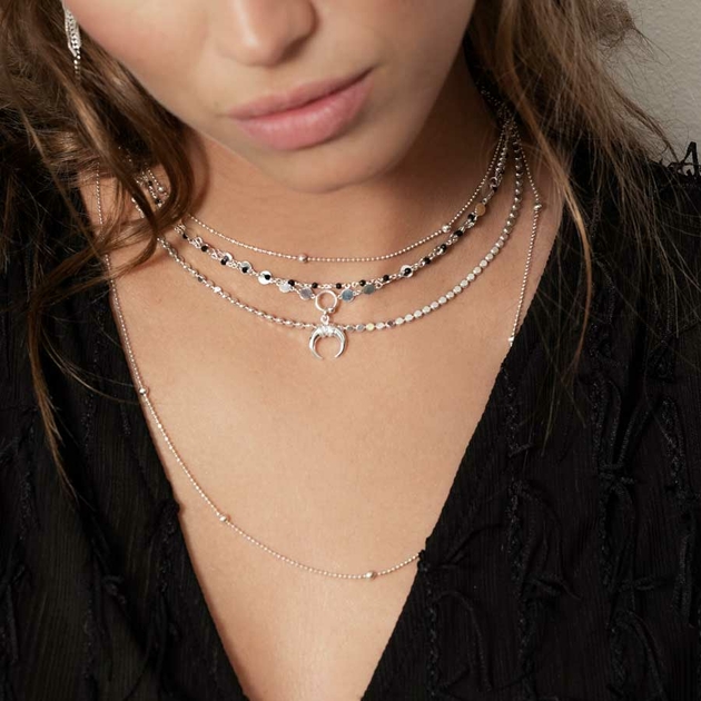 COLLIER CHAINE HAMILTON - COLLIERS ARGENT 925/Colliers Chaîne Argent