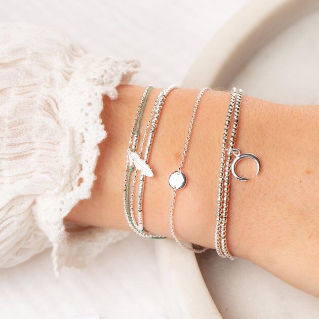 Bracelet En Argent 925 à Trois Chaînes Torsadées - Longueur 19 Cm, Fermoir Mousqueton, Occasion Bon état