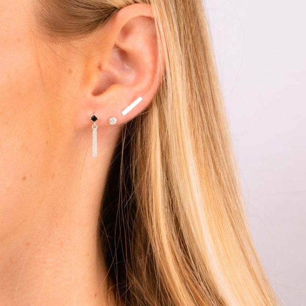 BOUCLES D'OREILLES - Boucles D'Oreilles Dormeuses Argent - DORIANE Bijoux