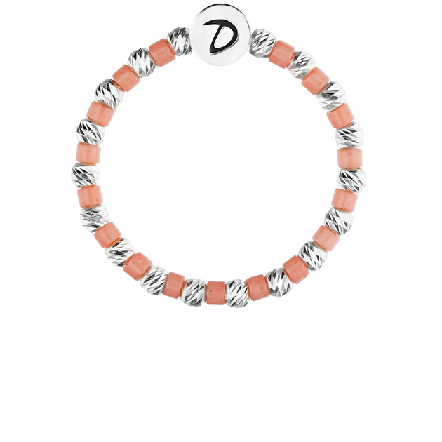 Bague Art déco en argent avec pierre bleu clair