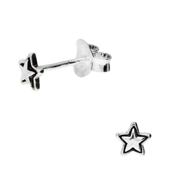 Support boucle d'oreille rond inox doré – DIY bijoux hypoallergénique