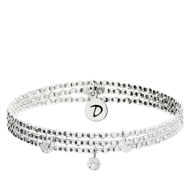 Bracelet Multi-chaînettes Triple Rangs En Argent Massif 925/1000 Rhodié - Bijouxia Neuf