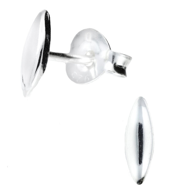 Boucles D'Oreilles Goutte Cœur En Argent - Strass - Marque Staton Hall - Neuf Avec Étiquettes