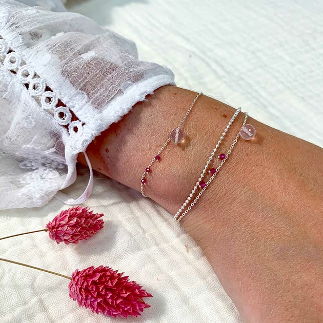Bracelet chaîne pour femme/fille/ado, en argent 925/1000. - Bijoux pas
